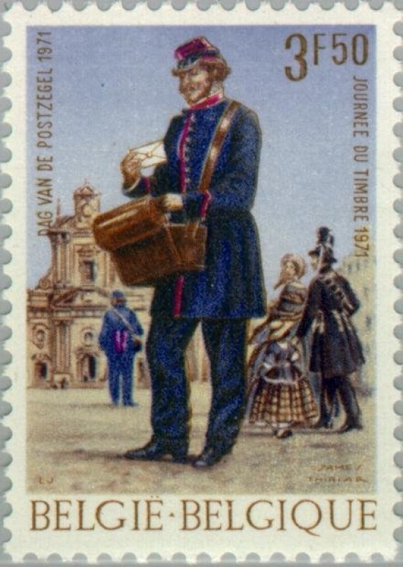 Día del Sello 1971 - Dag van de postzegel - Journée du timbre