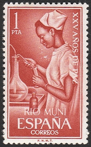 rio muni - 61 - XXV Años de Paz, Enfermera