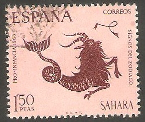 sahara español - 266 - Capricornio, Signo del Zodiaco