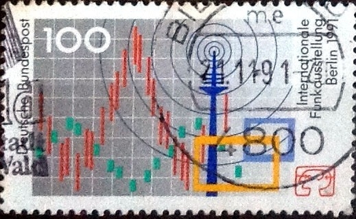 Scott#1680 ma3s intercambio, 0,35 usd, 100 cent. 1991