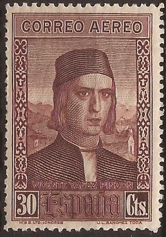 Vicente Yáñez Pinzón  1930  30 cents 