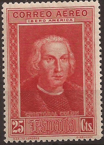Cristóbal Colón 1930  25 cents