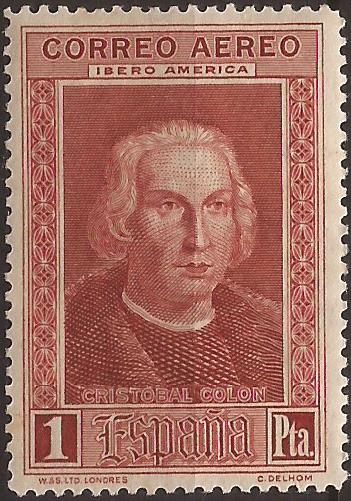 Cristóbal Colón 1930  1  pta