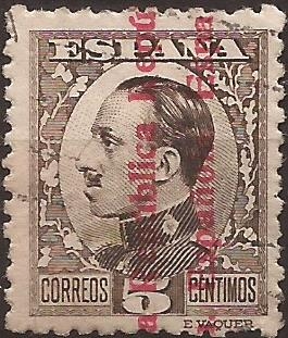 Alfonso XIII. República Española 1931 5 cents
