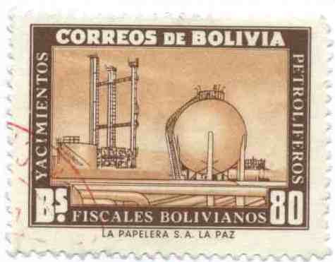 En homenaje a Yacimientos Petroliferos Fiscales Bolivianos