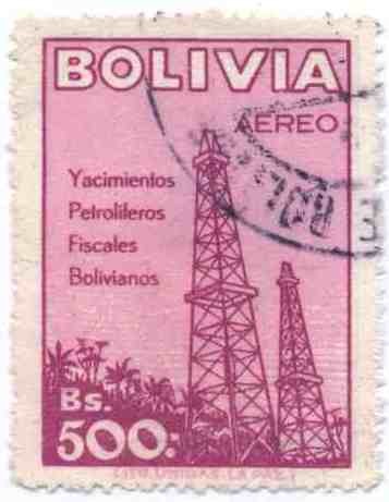 En homenaje a Yacimientos Petroliferos Fiscales Bolivianos