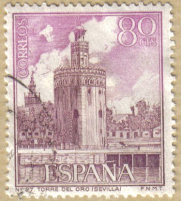 Paisajes y Monumentos - TORRE DEL ORO en SEVILLA