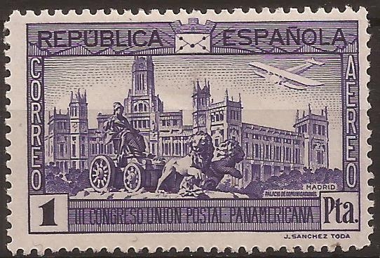 III Congreso Unión Postal Panamericana 1931 1 pta