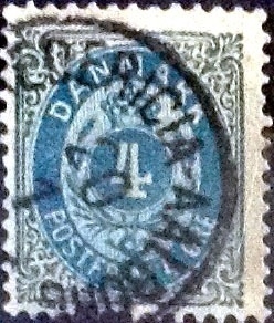 Scott#26 intercambio, 0,50 usd, 4 cents. 1875