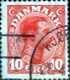 Scott#100 intercambio, 0,25 usd, 10 cents. 1913