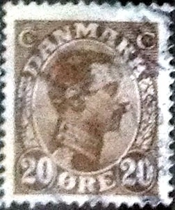 Scott#104 intercambio, 0,25 usd, 20 cents. 1921