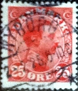 Scott#108 intercambio, 0,70 usd, 25 cents. 1922