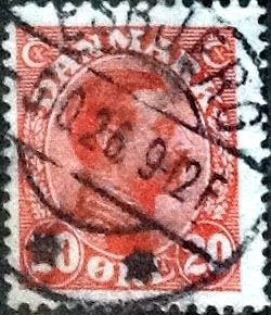 Scott#105 intercambio, 0,25 usd, 20 cents. 1926