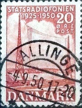 Scott#317 intercambio, 0,20 usd, 20 cents. 1950