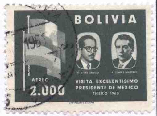 Conmemoracion a la visita del Lic. Adolfo Lopez Mateos presidente de Mexico