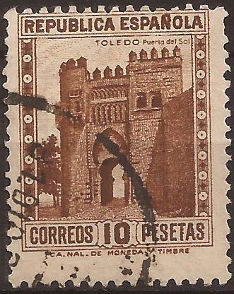 Puerta del Sol, Toledo  1932  10 ptas