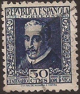 III Cent muerte de Lope de Vega  1935  50 cents