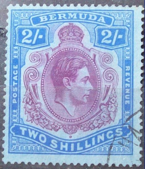 King George Vl. BERMUDA. 1938