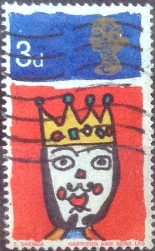 Scott#478 intercambio, 0,20 usd, 3 p. 1966