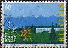 Suiza 1994 Scott 938 Sello Escuelas Deportivas Michel 1516 usado Switzerland Suisse 