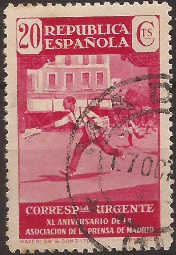 XL Aniv Asociación Prensa Urg 1936 20 cent