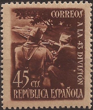 Homenaje a la 43 División  1938  45 cents