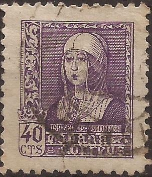 Isabel la Católica  1938  40 cents