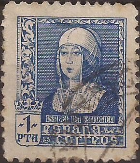 Isabel la Católica  1938  1 pta