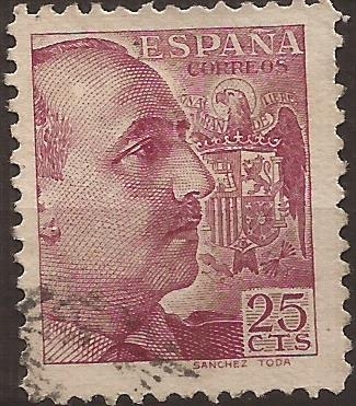 General Franco 1939 25 cents
