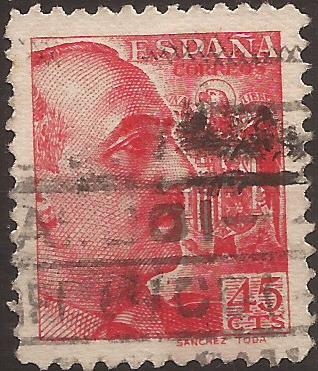General Franco 1939 45 cents