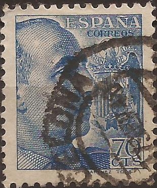 General Franco 1939 70 cents