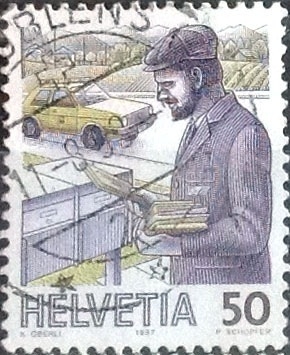 Scott#786 intercambio, 0,35 usd, 50 cents. 1986