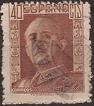 General Franco  1942  40 cent