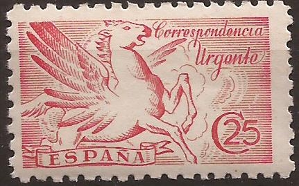 Pegaso. Correo Urgente  1942  25 cents