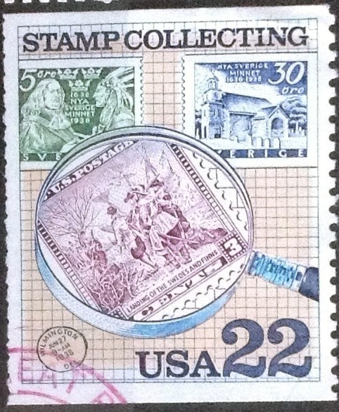Scott#2200 intercambio, 0,20 usd, 22 cents. 1986