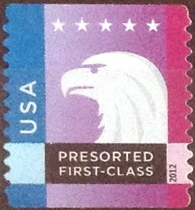 Scott#4587 intercambio, 0,25 usd, first class. 2012