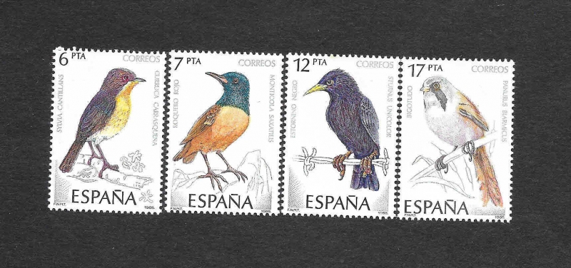 Edf 2820-2823 - Pájaros