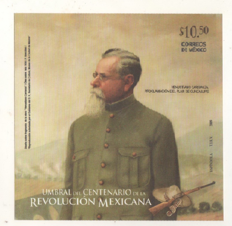 Venustiano Carranza proclamación del plan de Guadalupe.