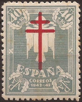 Pro Tuberculosos  1942  40+10 cents