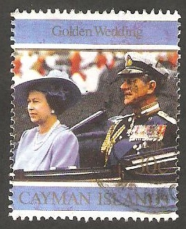 islas caimán - 790 - Bodas de oro de la Reina Elizabeth II