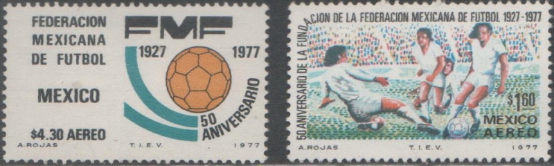 50 ANIVERSARIO FEDERACIÓN MEXICANA DE FÚTBOL 1927-1977