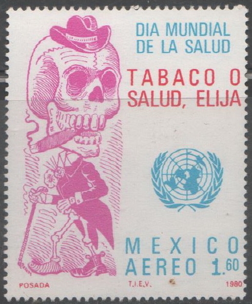 Día mundial de la salud.-Tabaco o salud elija.