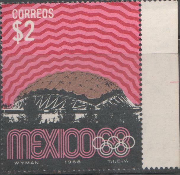 Decima novena olimpiada México 68.-Palacio de los deportes.