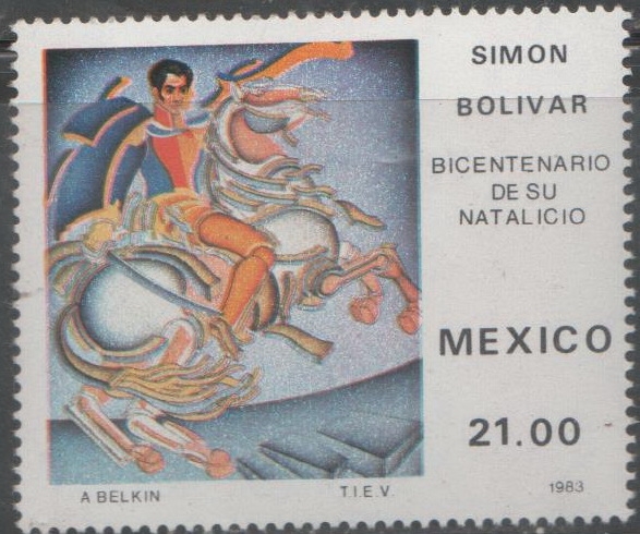 SIMÓN BOLIVAR 1783-1830 BICENTENARIO DE SU NACIMIENTO