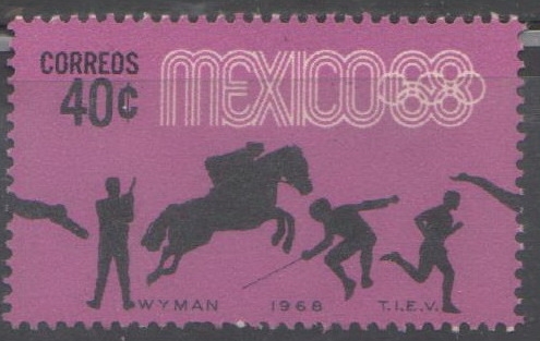 decimos novenos juegos olimpicos de México 68 Pentathlon