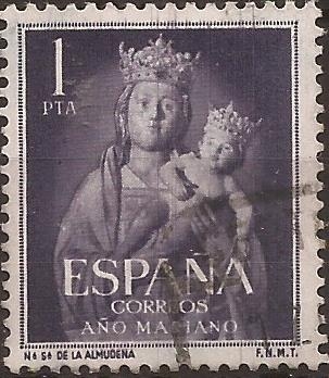 Año Mariano  1954  1 pta