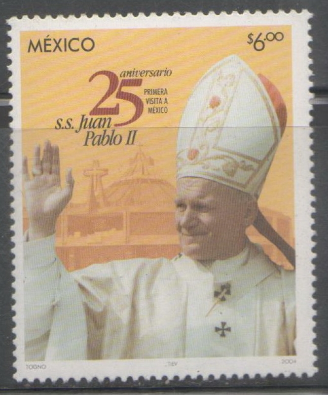 25 aniversario primera visita del papa Juan Pablo segundo