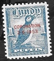  Lundy - Coronación 2-6-1953, - frailecillo