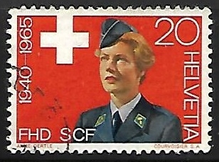 Woman in uniform of the FHD