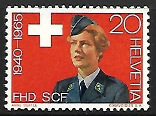 Woman in uniform of the FHD